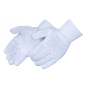 Bleach white cotton/ polyester knit
